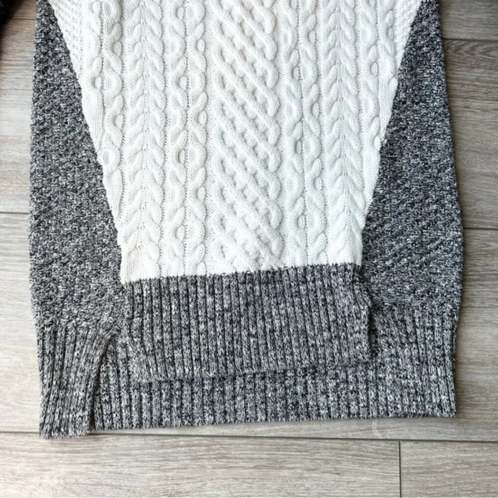 Bianca Nygard Cable Knit Patchwork Pullover Sweat… - image 10